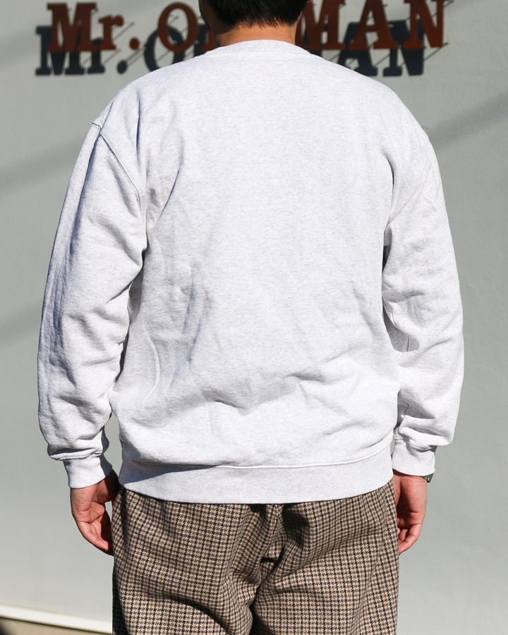 melple メイプル Timeless Crewneck Sweat Ash Grey