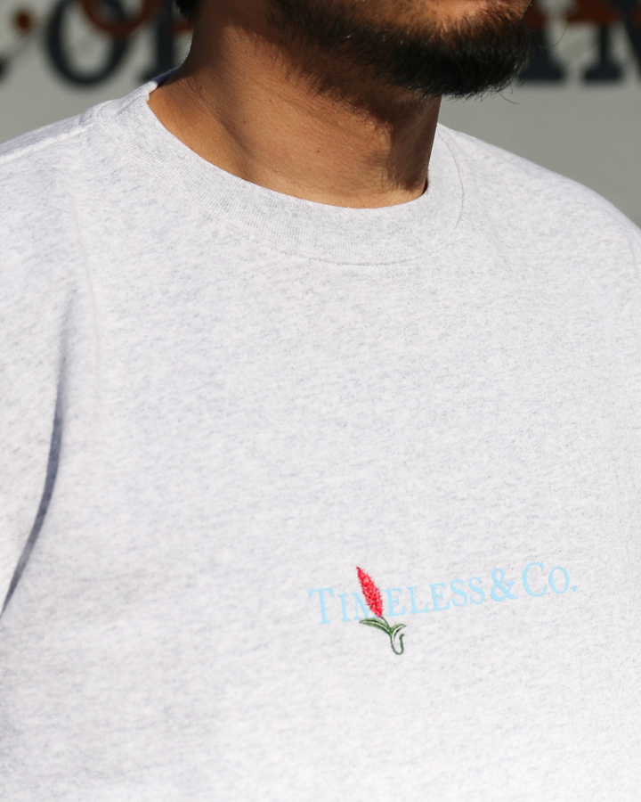 melple メイプル Timeless Crewneck Sweat Ash Grey