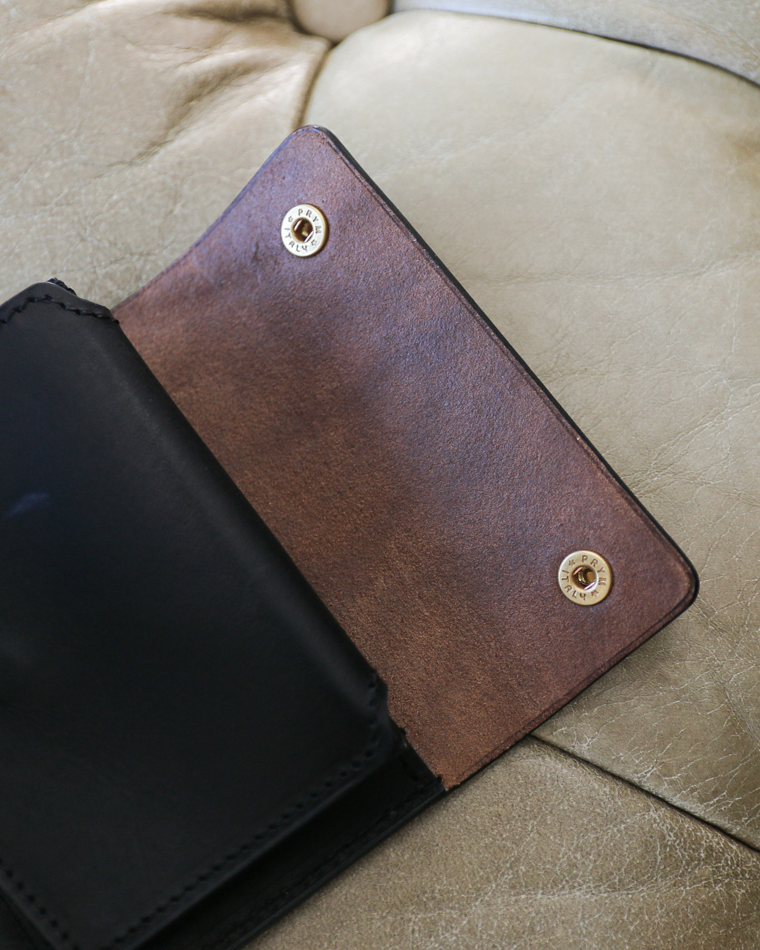 ITUAIS イトゥアイス 〜Diferente Series〜 CAVARO MINI WALLET MARYAM HORSE BUTT Black