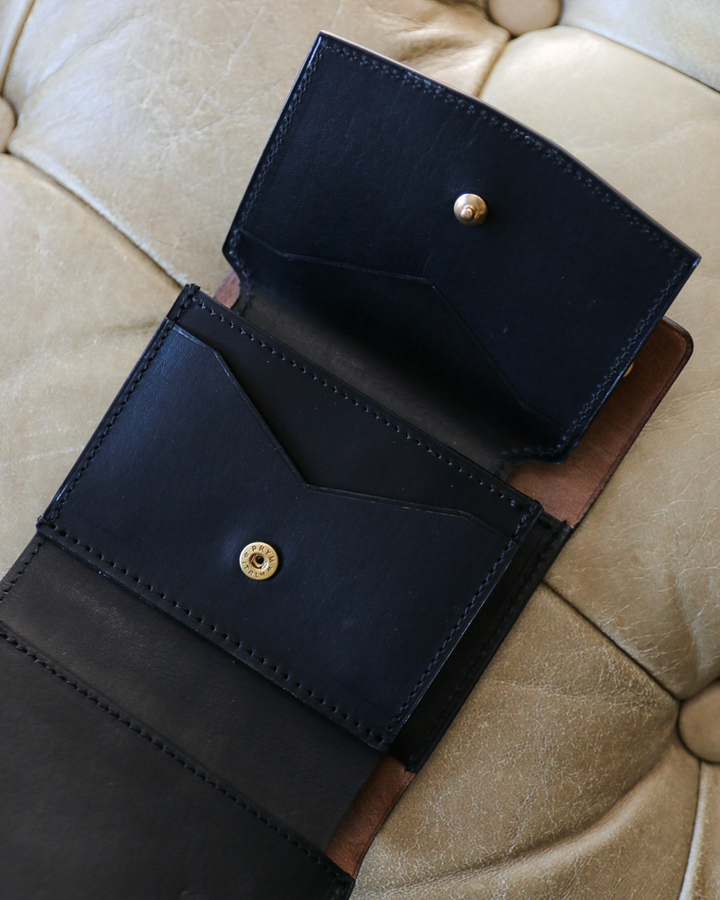 ITUAIS イトゥアイス 〜Diferente Series〜 CAVARO MINI WALLET MARYAM HORSE BUTT Black