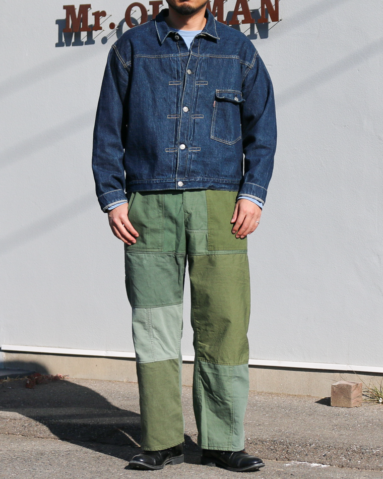 redad Military Remake artisan pant Olive Size XL-1