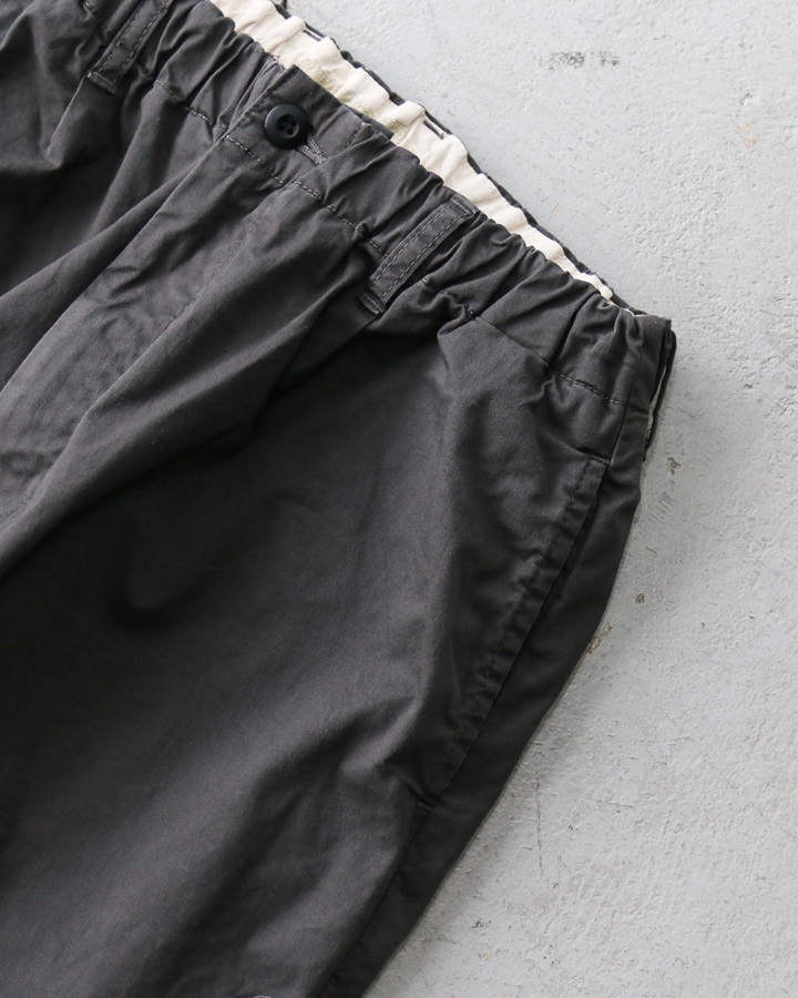 FOB factory エフオービーファクトリー F0549 Stretch Twill Easy Pants Chacoal