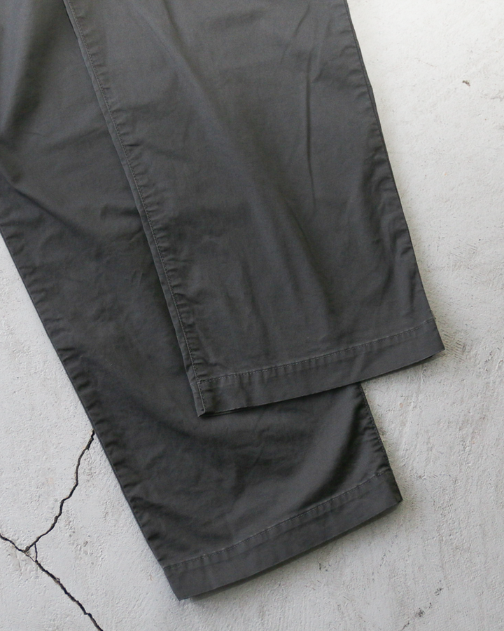 FOB factory エフオービーファクトリー F0549 Stretch Twill Easy Pants Chacoal