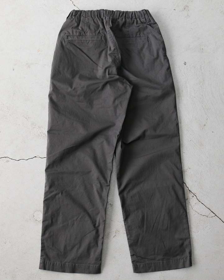 FOB factory エフオービーファクトリー F0549 Stretch Twill Easy Pants Chacoal