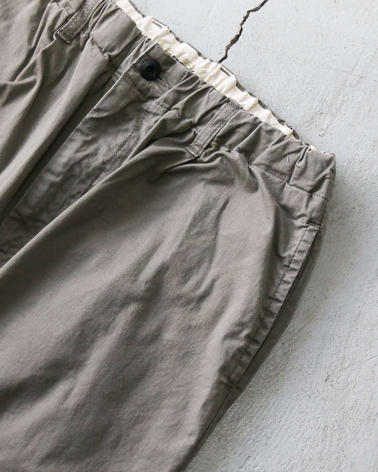 FOB factory エフオービーファクトリー F0549 Stretch Twill Easy Pants Ivy(Beige)