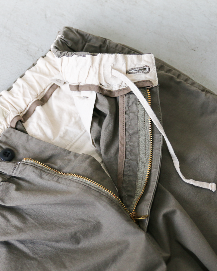 FOB factory エフオービーファクトリー F0549 Stretch Twill Easy Pants Ivy(Beige)