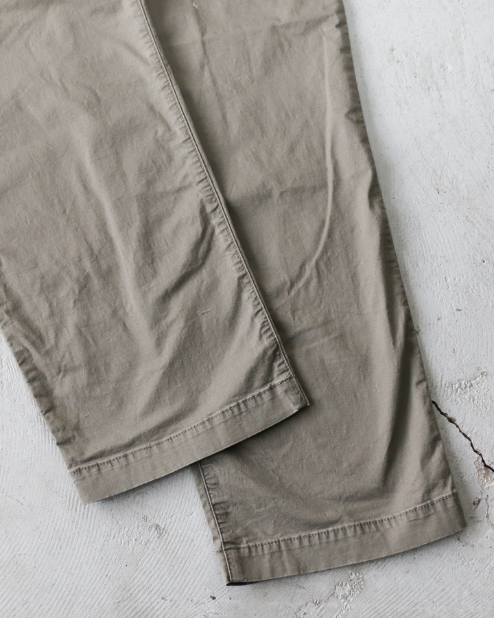 FOB factory エフオービーファクトリー F0549 Stretch Twill Easy Pants Ivy(Beige)