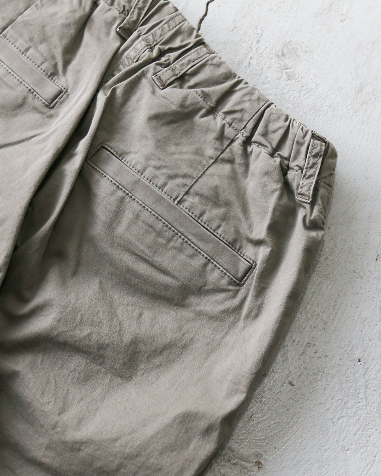 FOB factory エフオービーファクトリー F0549 Stretch Twill Easy Pants Ivy(Beige)