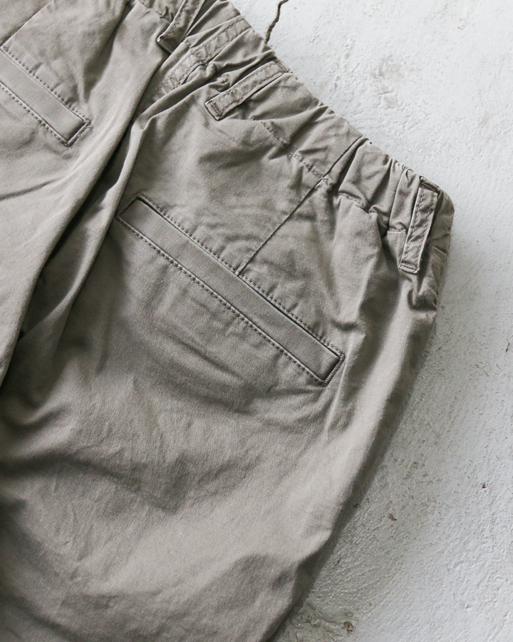 FOB factory エフオービーファクトリー F0549 Stretch Twill Easy Pants Ivy(Beige)