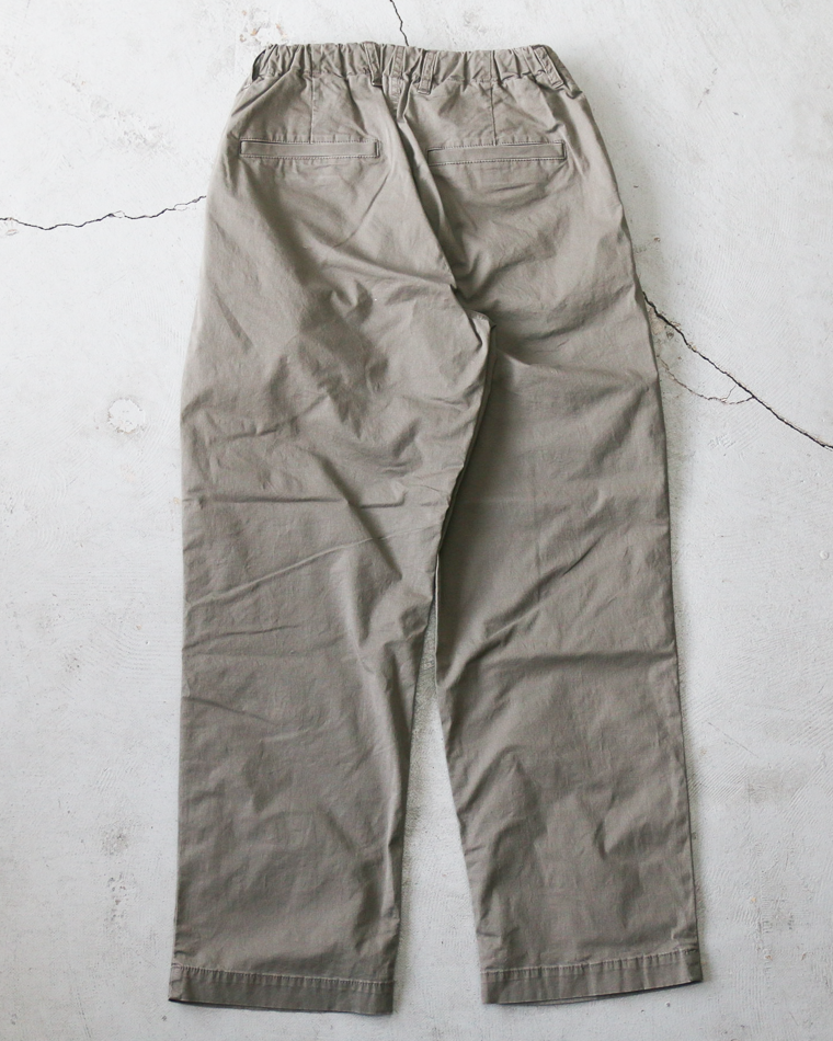 FOB factory エフオービーファクトリー F0549 Stretch Twill Easy Pants Ivy(Beige)