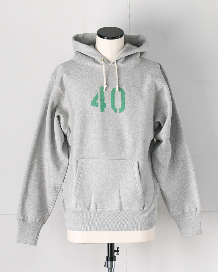 WAREHOUSE ウエアハウス Lot.484 REVERSE WEAVE HOODIE No.40 Grey