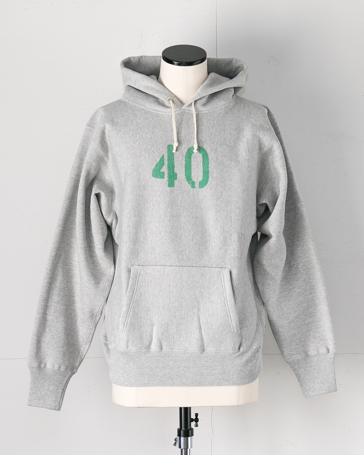 WAREHOUSE ウエアハウス Lot.484 REVERSE WEAVE HOODIE No.40 Grey