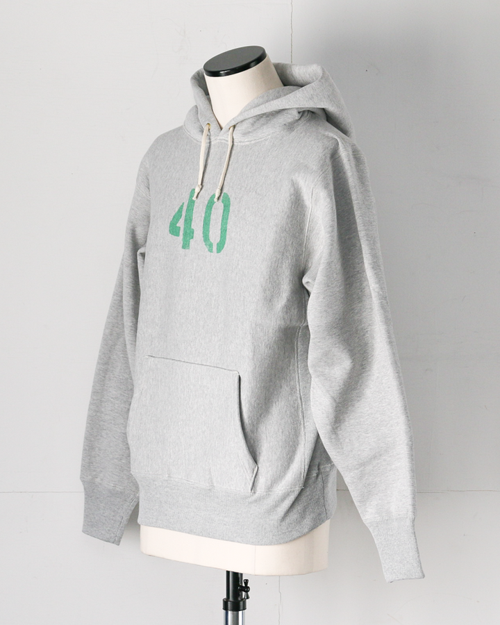 WAREHOUSE ウエアハウス Lot.484 REVERSE WEAVE HOODIE No.40 Grey