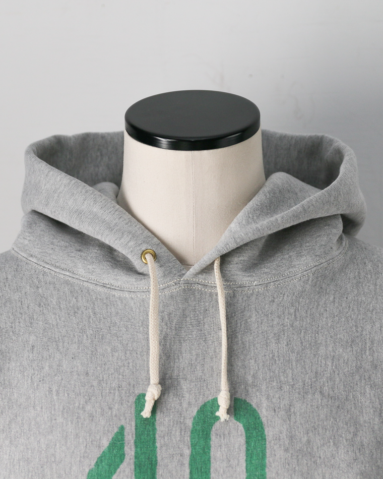 WAREHOUSE ウエアハウス Lot.484 REVERSE WEAVE HOODIE No.40 Grey