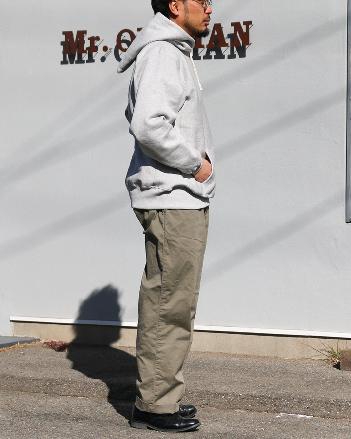 WAREHOUSE ウエアハウス Lot.484 REVERSE WEAVE HOODIE No.40 Grey
