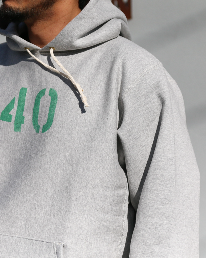 WAREHOUSE ウエアハウス Lot.484 REVERSE WEAVE HOODIE No.40 Grey