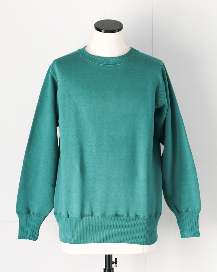 John Gluckow ジョングラッコー Lot.JG-CS24 The Albert Sweat "Solid" Blue green