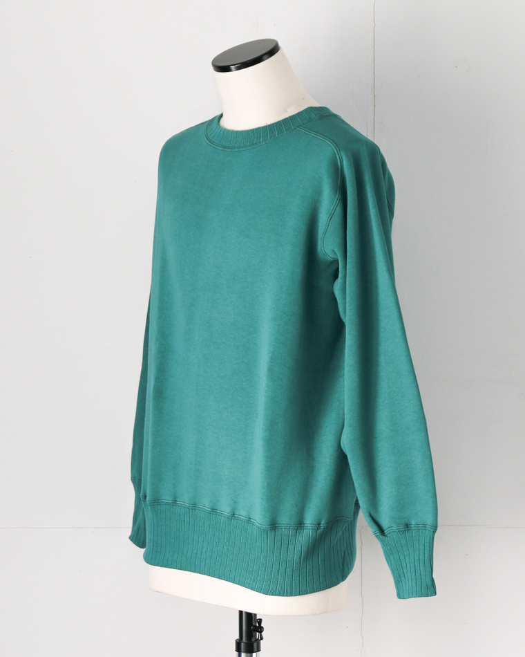 John Gluckow ジョングラッコー Lot.JG-CS24 The Albert Sweat "Solid" Blue green