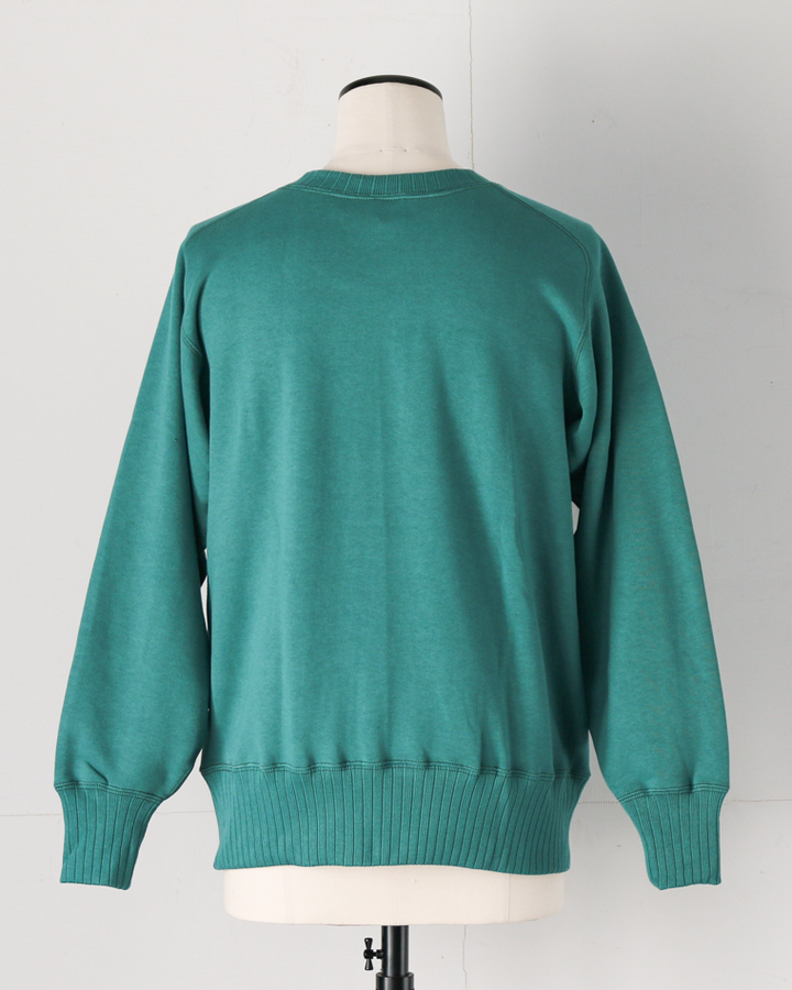 John Gluckow ジョングラッコー Lot.JG-CS24 The Albert Sweat "Solid" Blue green