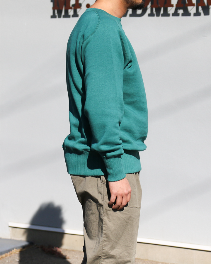 John Gluckow ジョングラッコー Lot.JG-CS24 The Albert Sweat "Solid" Blue green