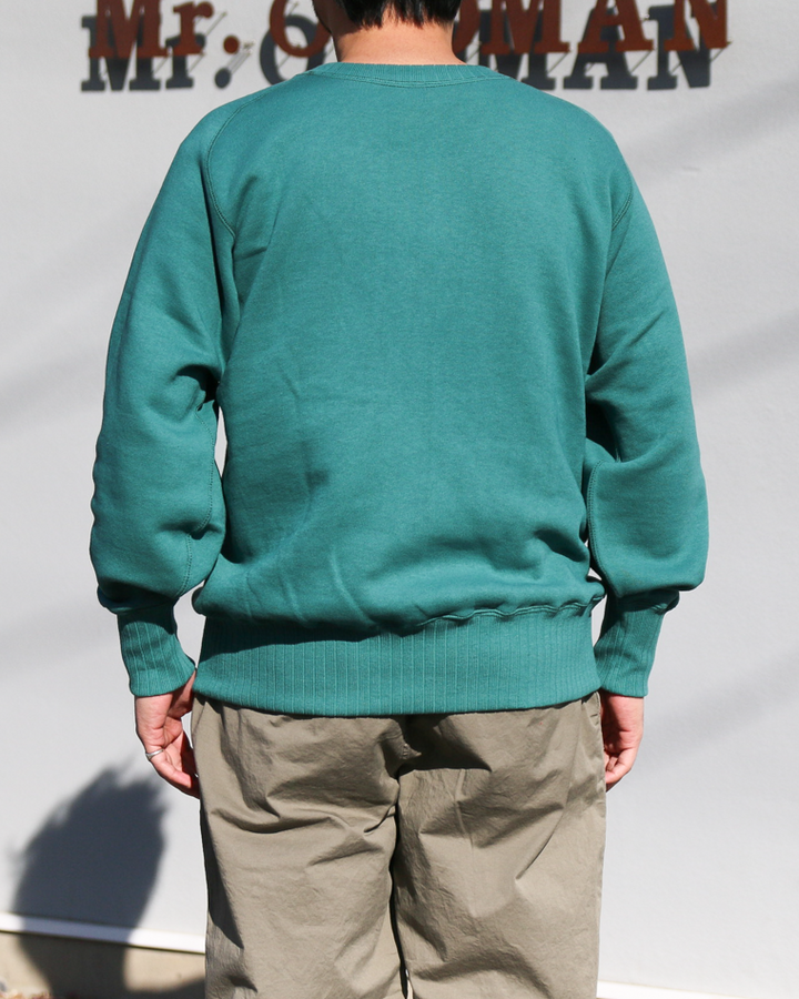 John Gluckow ジョングラッコー Lot.JG-CS24 The Albert Sweat "Solid" Blue green