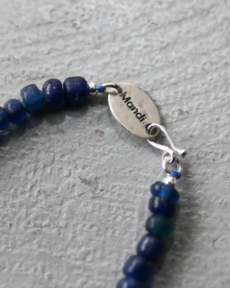 MANDI マンディ Antique Beads Bracelet(Navy)