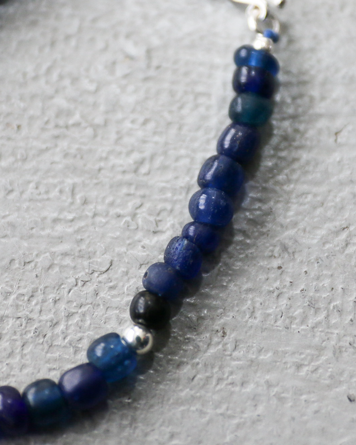 MANDI マンディ Antique Beads Bracelet(Navy)