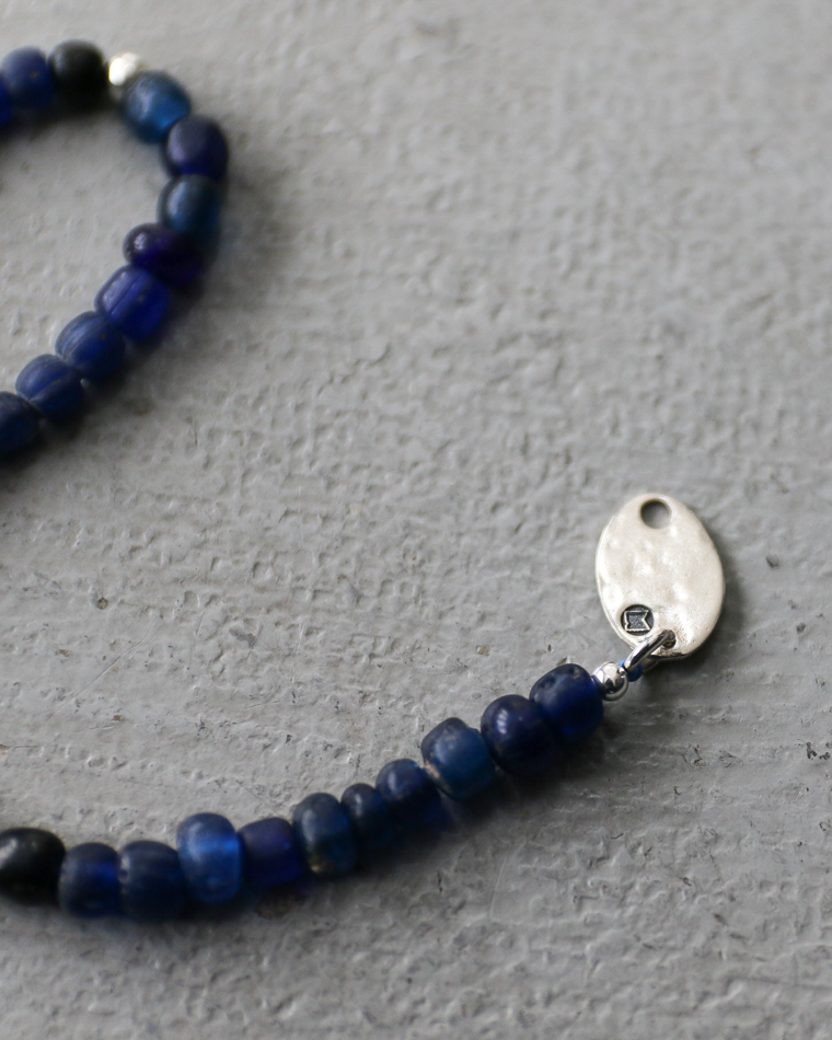 MANDI マンディ Antique Beads Bracelet(Navy)