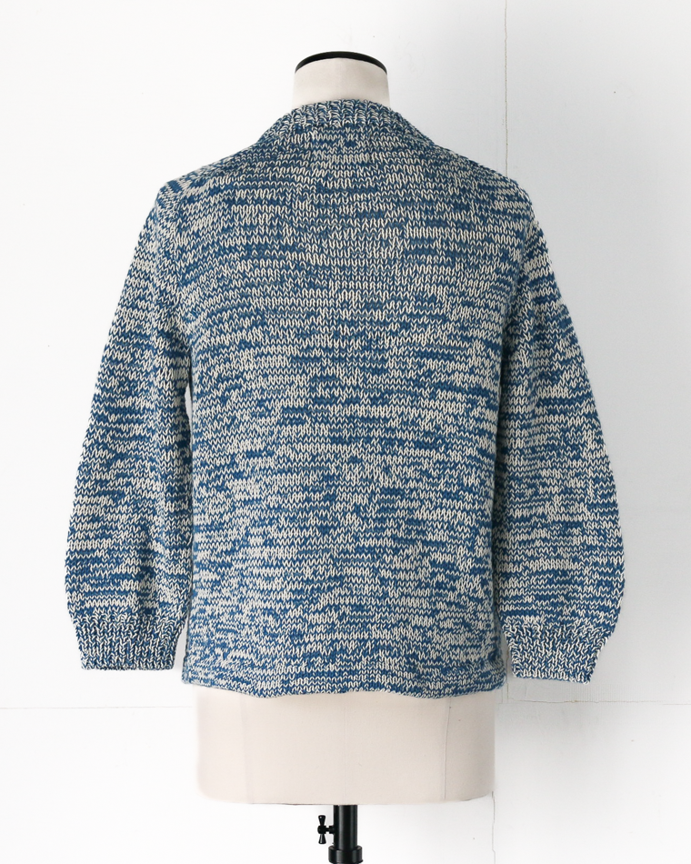 COLIMBO コリンボ ZB-0804 Pachamama Knit Sweater Hand Knit Blue mix