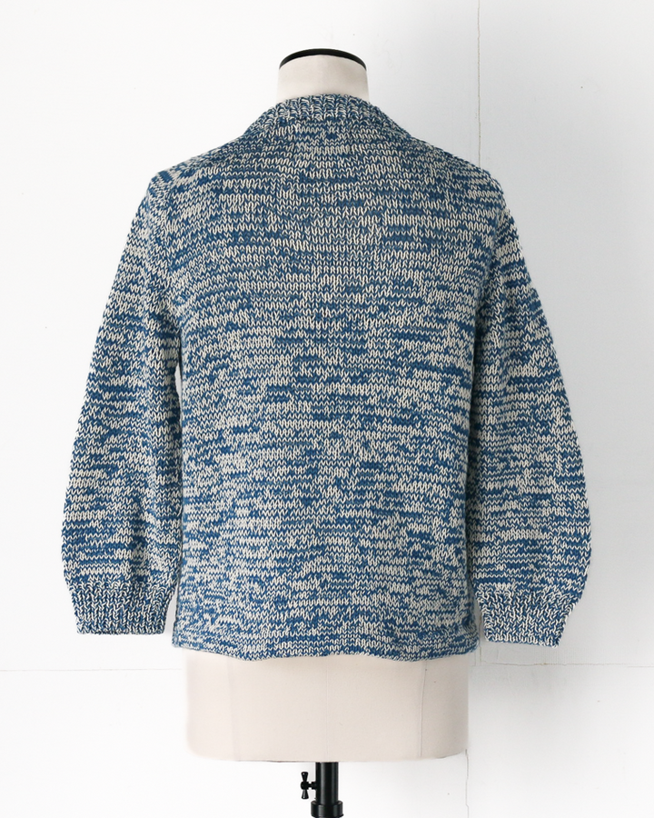 COLIMBO コリンボ ZB-0804 Pachamama Knit Sweater Hand Knit Blue mix