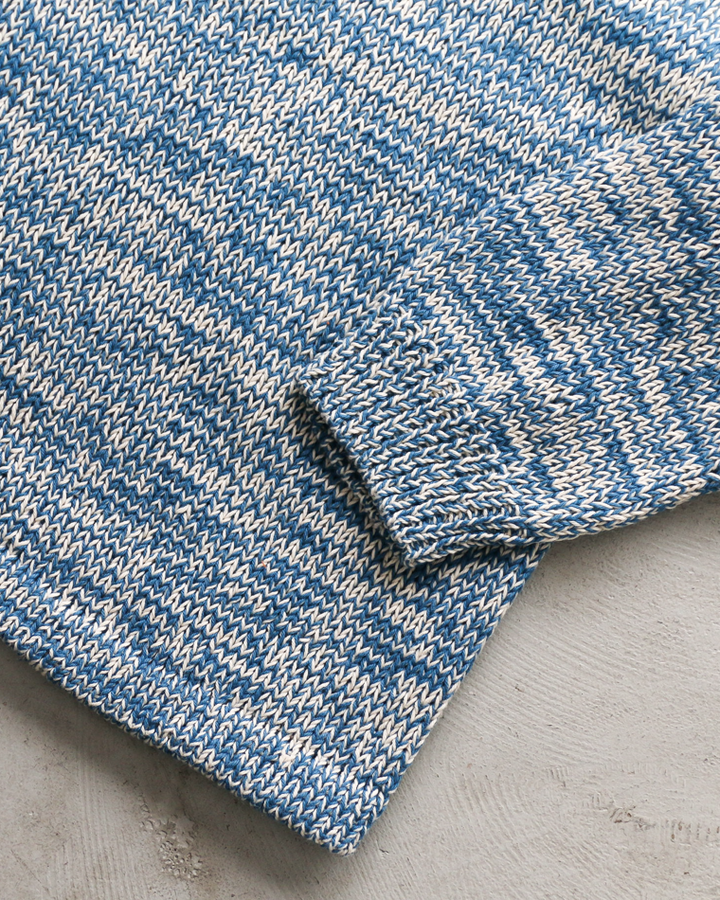 COLIMBO コリンボ ZB-0804 Pachamama Knit Sweater Hand Knit Blue mix