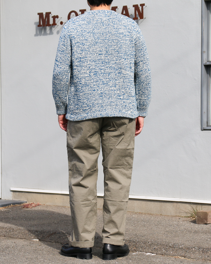 COLIMBO コリンボ ZB-0804 Pachamama Knit Sweater Hand Knit Blue mix