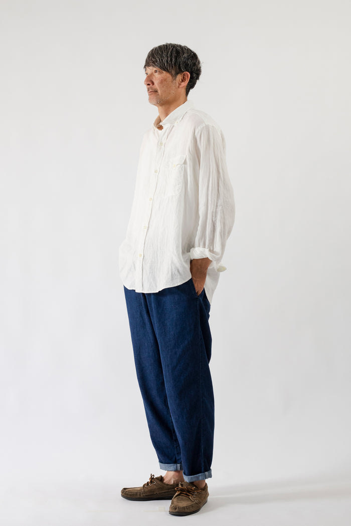DELICIOUS デリシャス Light Denim Easy Pants Navy