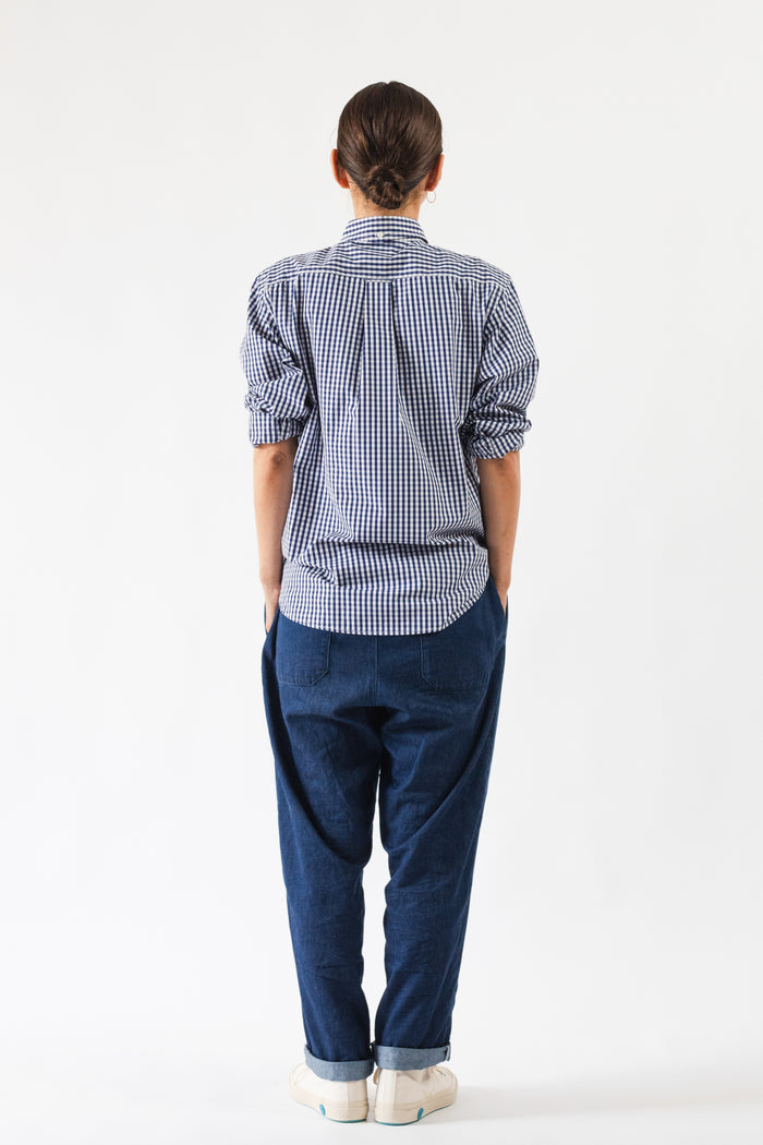 DELICIOUS デリシャス Light Denim Easy Pants Navy