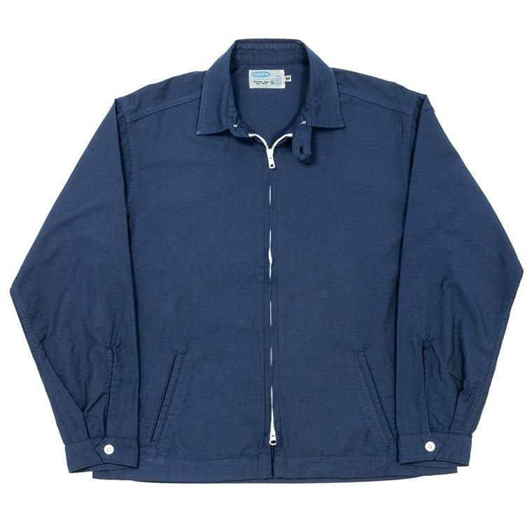 WORKERS ワーカーズ Swing Top, Combed OX, Solid Navy