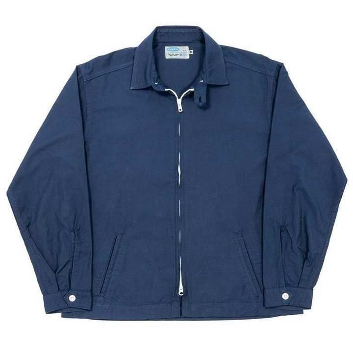 WORKERS ワーカーズ Swing Top, Combed OX, Solid Navy