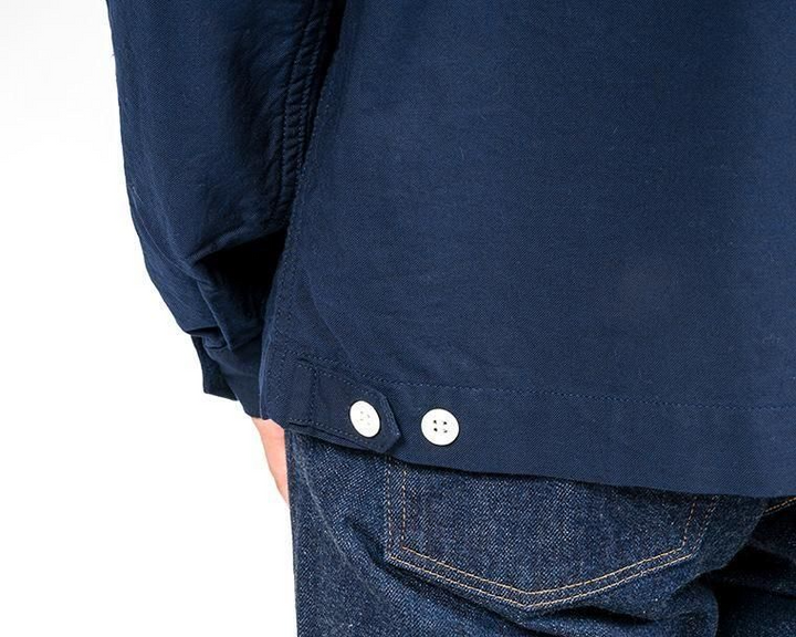 WORKERS ワーカーズ Swing Top, Combed OX, Solid Navy