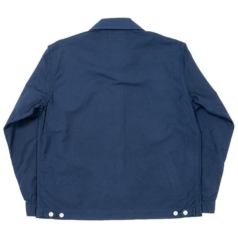 WORKERS ワーカーズ Swing Top, Combed OX, Solid Navy