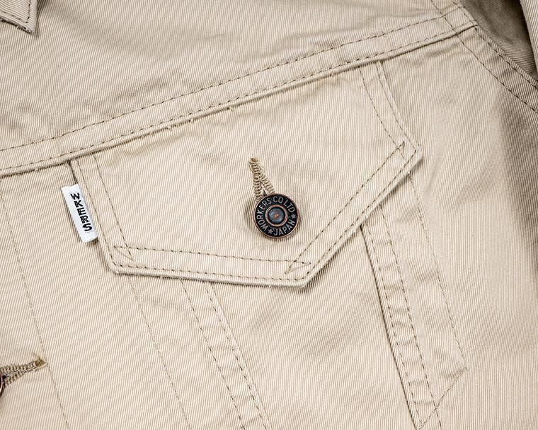 WORKERS ワーカーズ Lot 857, Sanforized, 10 oz, Double Twist Chino, Oyster
