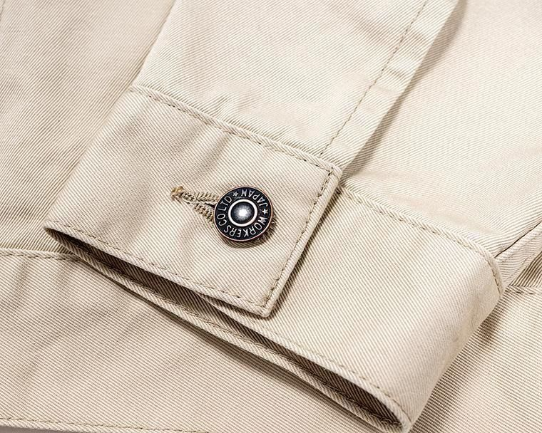 WORKERS ワーカーズ Lot 857, Sanforized, 10 oz, Double Twist Chino, Oyster