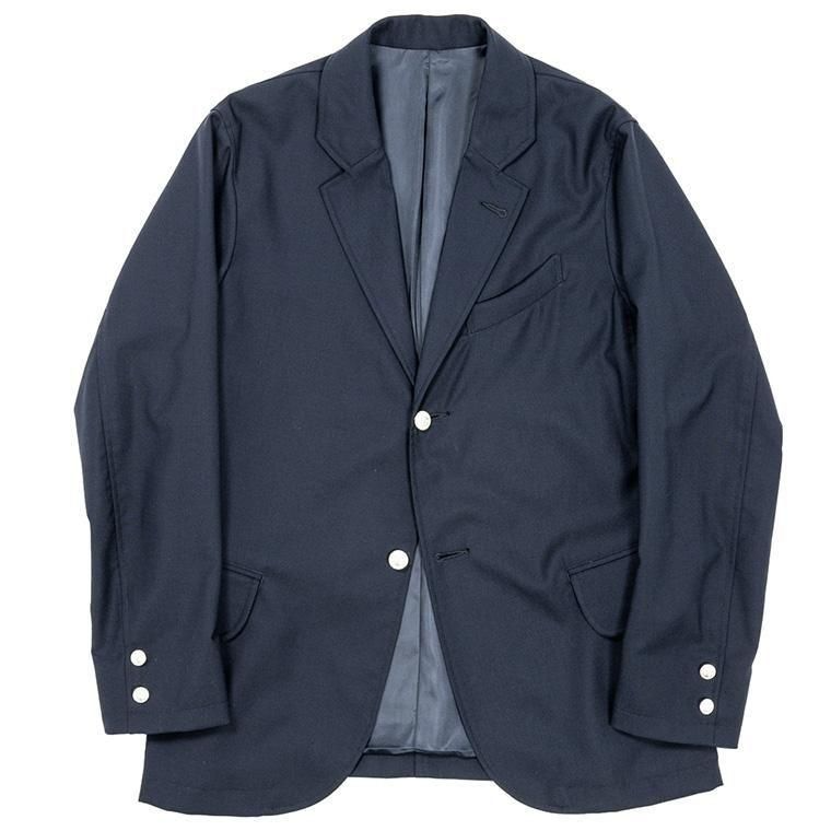 WORKERS ワーカーズ Moonglow Blazer, Combat Wool Tropical, Navy