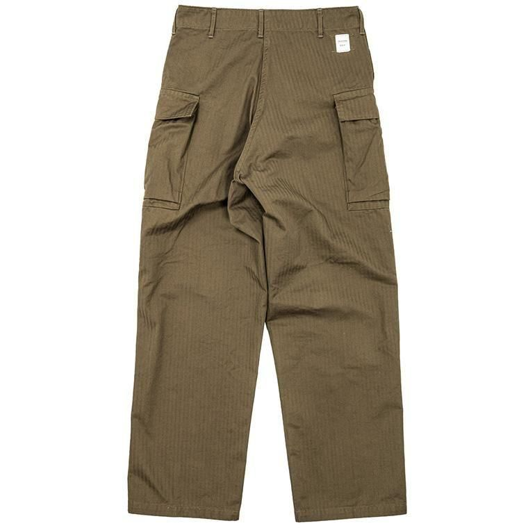 WORKERS ワーカーズ M43 Trousers Mod, Khaki Herringbone