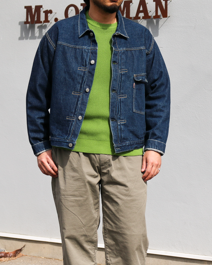 MOON CASTLE ムーンキャッスル CO1 Cotton Heavy-weight Crewneck Tea Green
