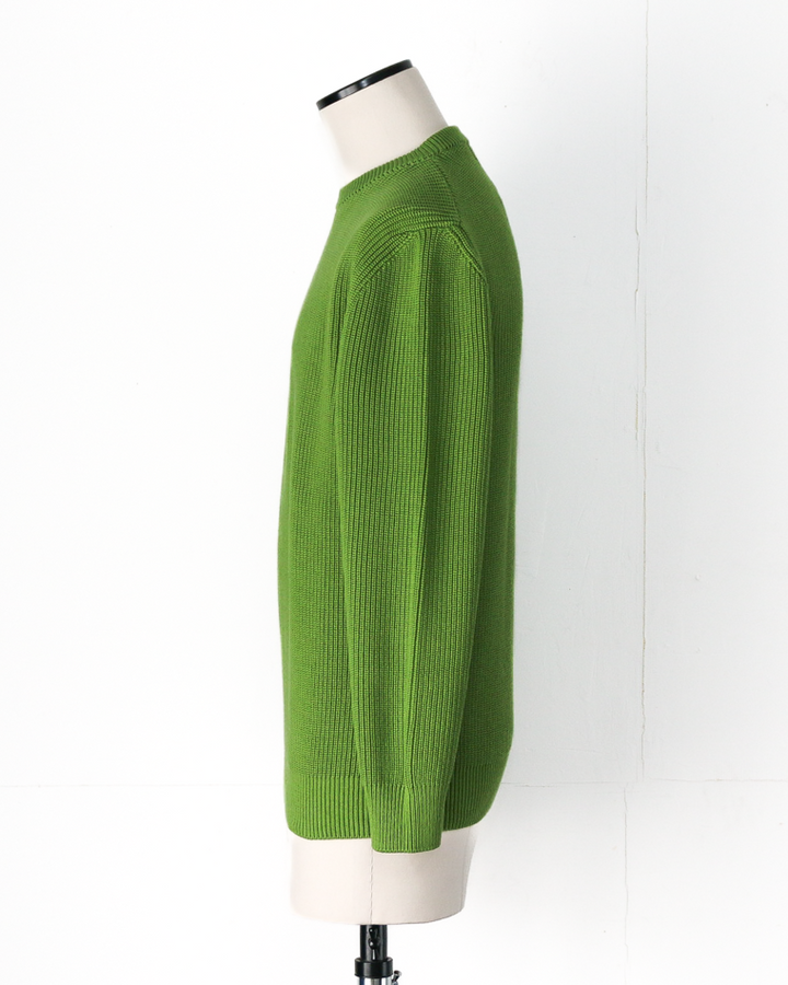 MOON CASTLE ムーンキャッスル CO1 Cotton Heavy-weight Crewneck Tea Green