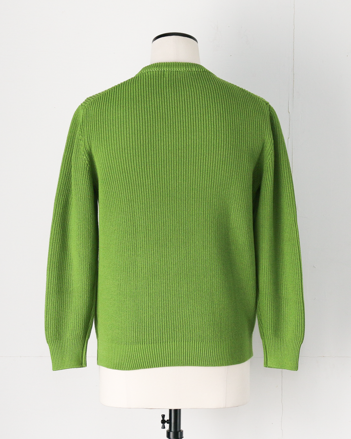 MOON CASTLE ムーンキャッスル CO1 Cotton Heavy-weight Crewneck Tea Green