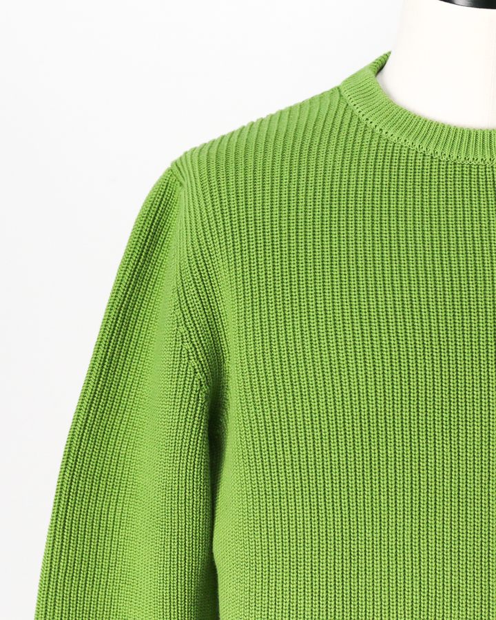 MOON CASTLE ムーンキャッスル CO1 Cotton Heavy-weight Crewneck Tea Green