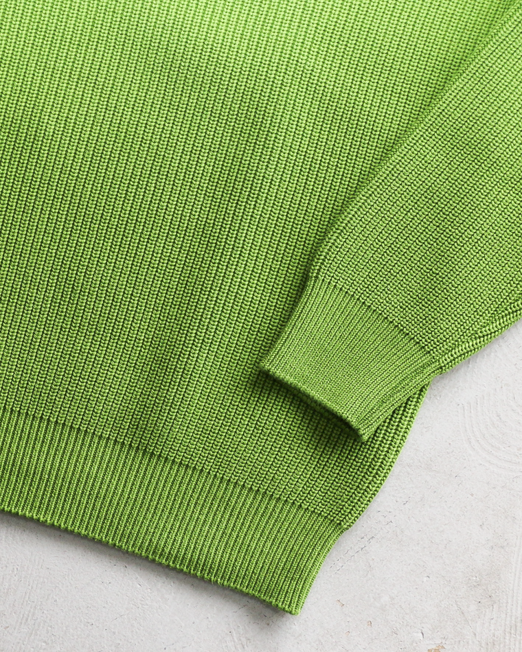 MOON CASTLE ムーンキャッスル CO1 Cotton Heavy-weight Crewneck Tea Green