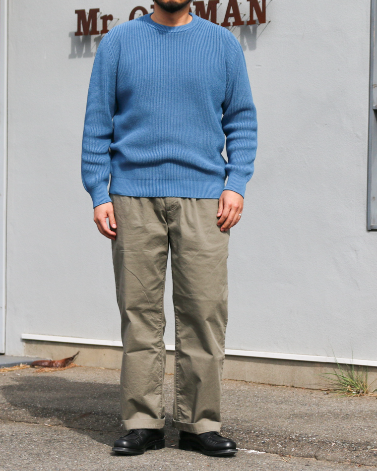 MOON CASTLE ムーンキャッスル CO1 Cotton Heavy-weight Crewneck Ajisai