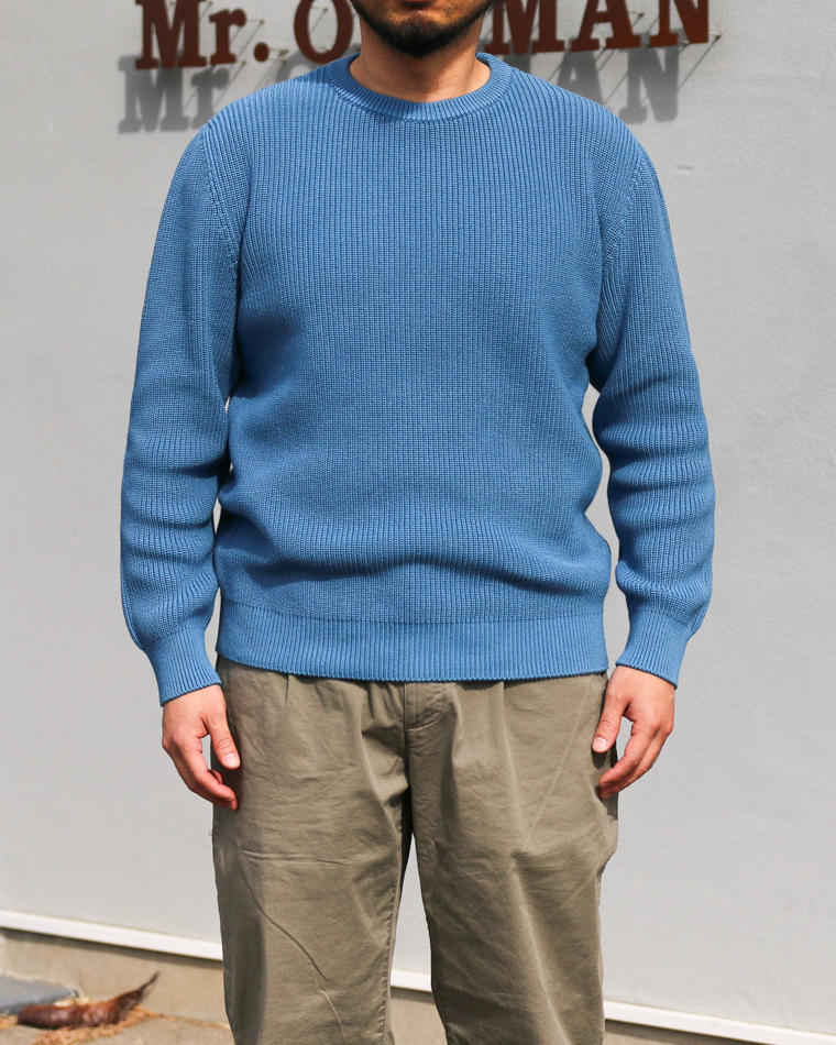 MOON CASTLE ムーンキャッスル CO1 Cotton Heavy-weight Crewneck Ajisai