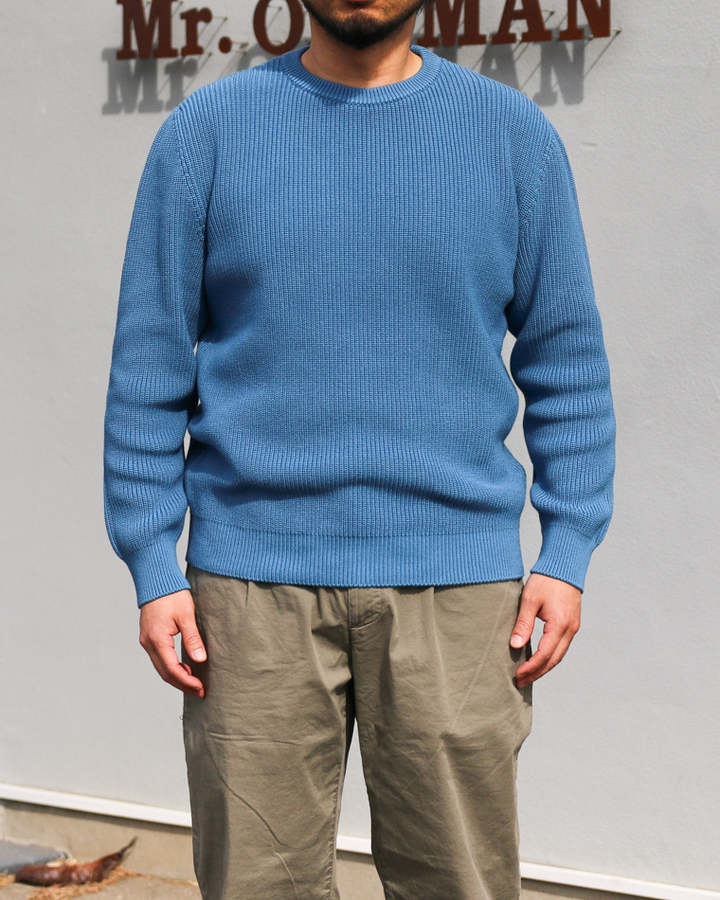 MOON CASTLE ムーンキャッスル CO1 Cotton Heavy-weight Crewneck Ajisai